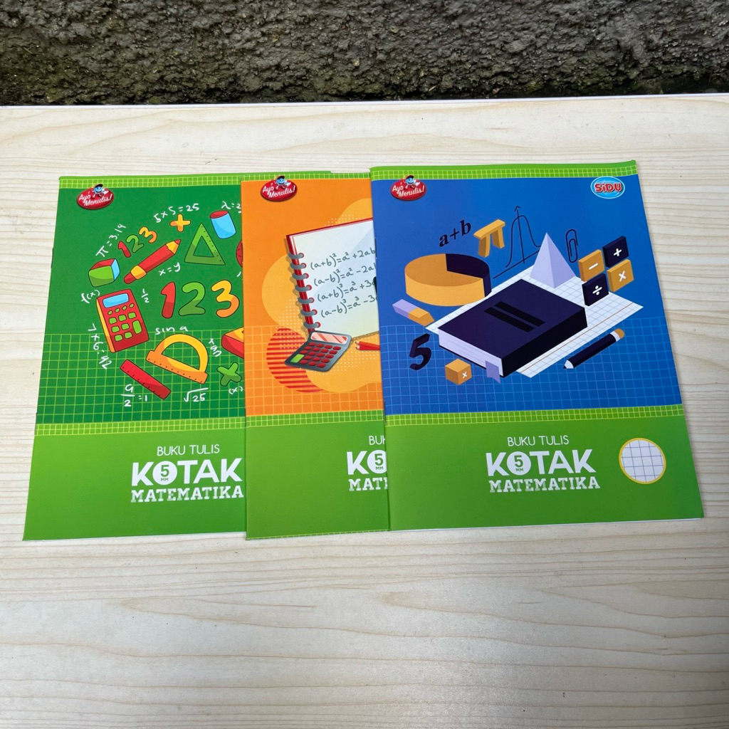 

Buku Tulis Kotak dan Buku Tulis Halus merk Sidu Isi 38 lembar