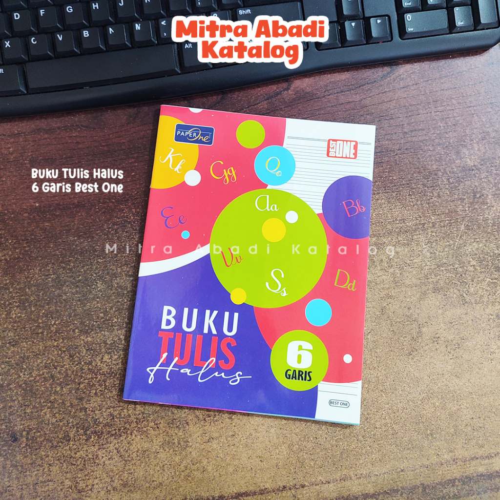 

(1 PCS) BUKU TULIS HALUS 6 GARIS BEST ONE / 38 LEMBAR BY PAPER ONE MOTIF RANDOM BUKU ANAK SEKOLAH TULISAN LATIN ALAT TULIS KEBUTUHAN SEKOLAH KAMPUS KANTOR TOKO STATIONERY / MITRA ABADI KATALOG YOGYAKARTA