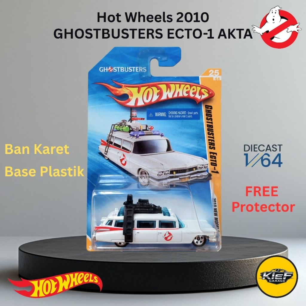 Hot Wheels 2010 Ghostbusters Ecto-1 AKTA
