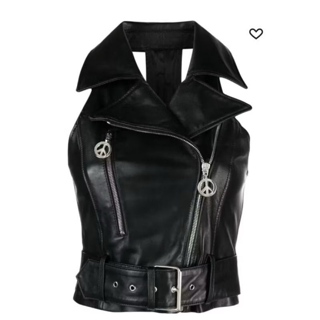 Rompi kulit sexi wanita / Leather vest sexi girl