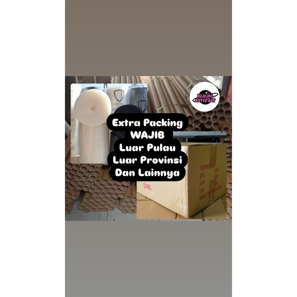 

Extra packaging Bubble Dus selongsong Double Extra Aman