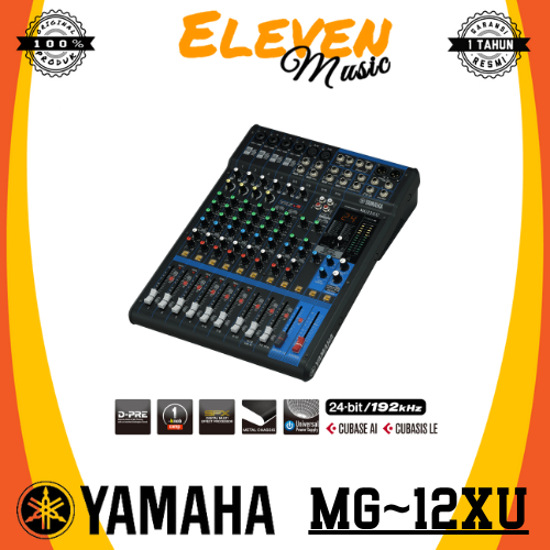 Mixer Yamaha MG-12Xu MG 12xu MG12xu Original Garansi Resmi