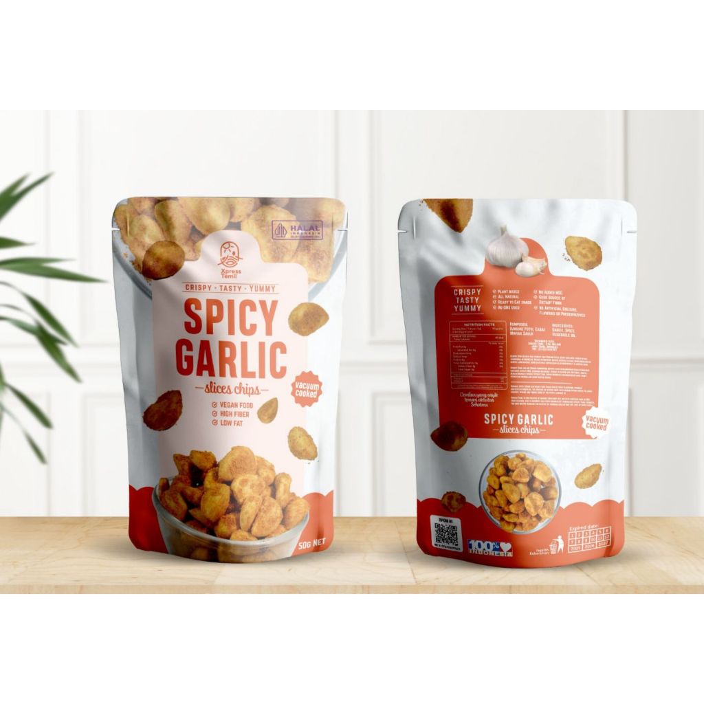 

Xpresstemilofficial Keripik Bawang Putih Kemasan Pouch 300 ml 400 ml 750ml