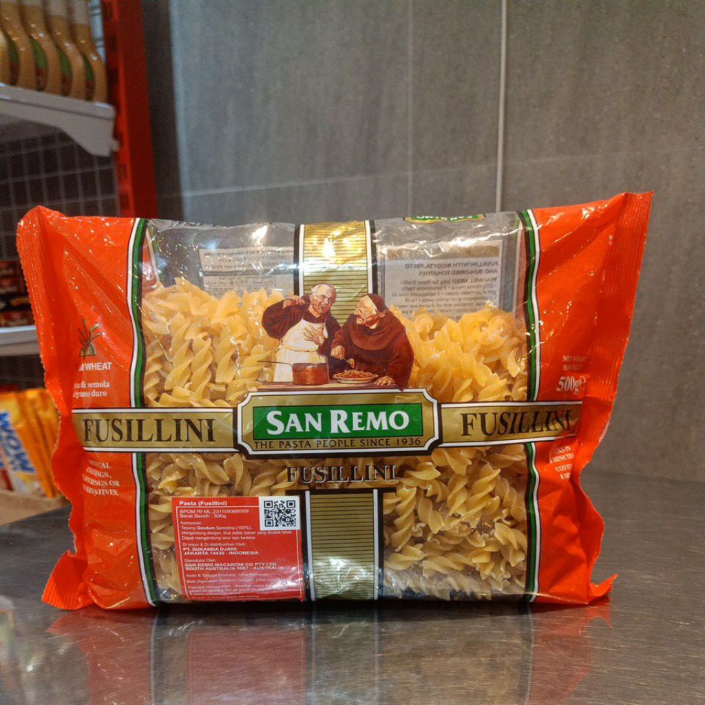 

SAN REMO FUSILLINI (MAKARONI SPIRAL)