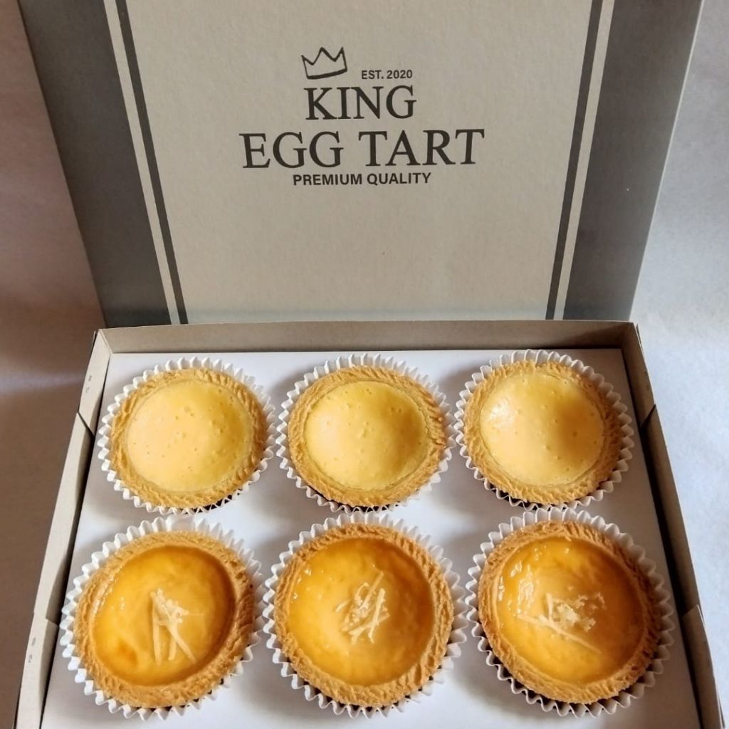 

king eggtart [isi 6= tanpa original] chocolate cheese Choco cheese cream cheese nutella jajanan viral dessert oleh oleh enak