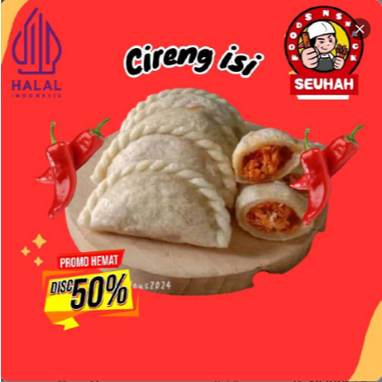 

1 pack cireng 5 pcs ayam suwir/jando/keju food frozen