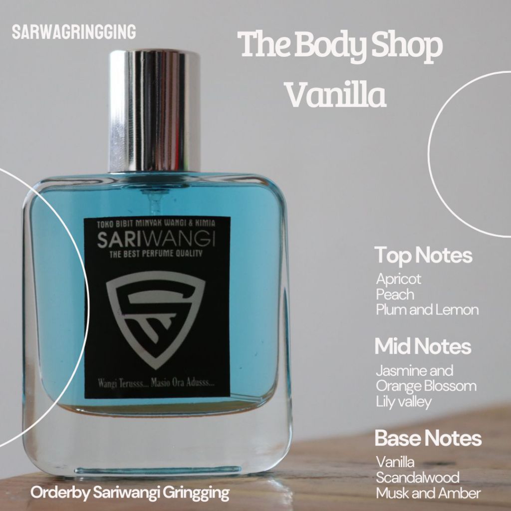 PARFUM REFILL THE BODY SHOP VANILLA