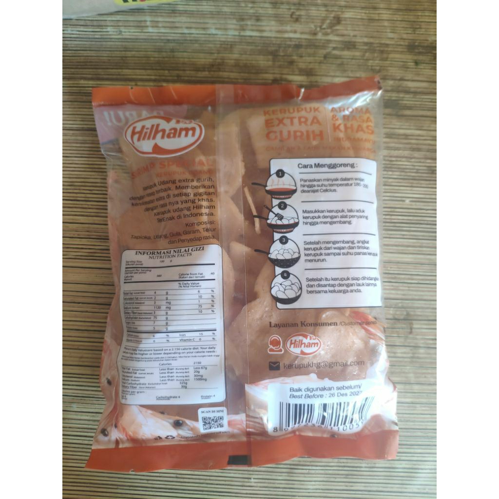 

kerupuk udang extra gurih