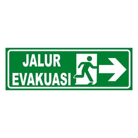 

STIKER SIGN K3 RAMBU JALUR EVAKUASI ARAH KIRI / KANAN READY STOK - SIAP KIRIM