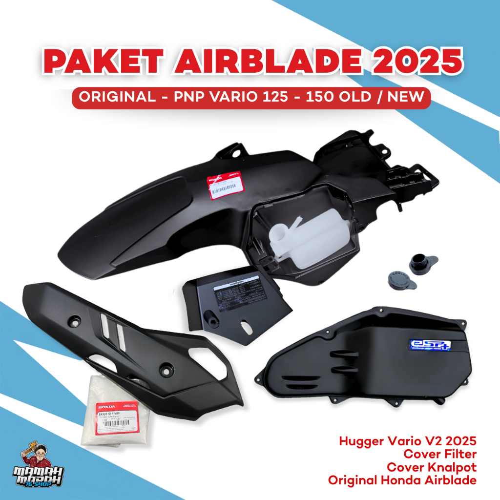 Hugger Airblade Vario 125 150 Type New Spakbor Kolong Vario LED New Old Paket Hugger Cover Vietnam