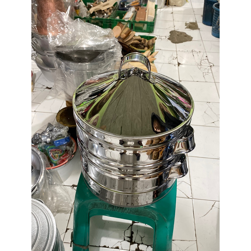 klakat / kukusan dimsum susun 2 bulat