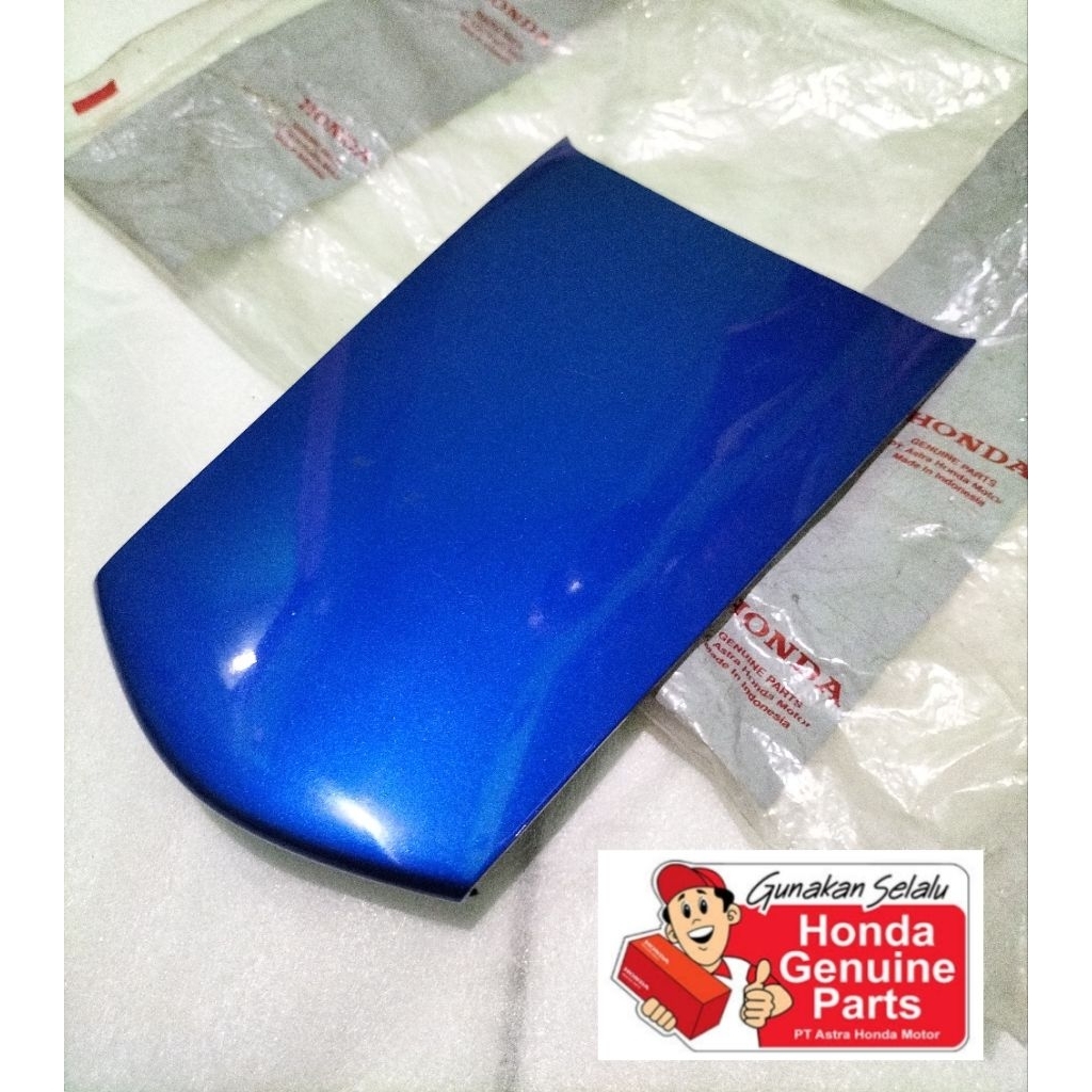 COVER TAIL SAMBUNGAN BODY BELAKANG BIRU KHARISMA X D SUPRA X 125 LAMA ORIGINAL AHM ASLI NOS