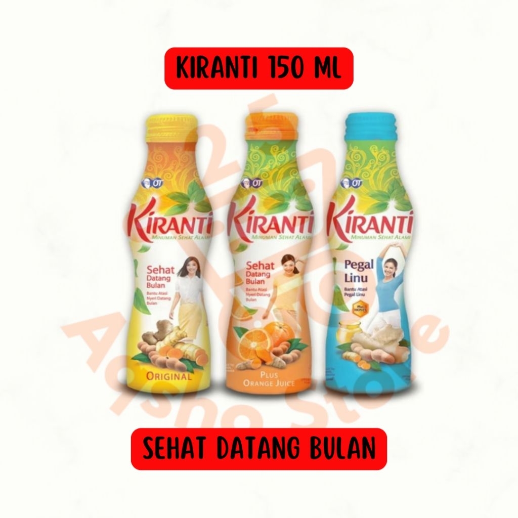 

Kiranti Minuman Sehat Datang Bulan Original Juice Pegal Linu Botol 150 ml