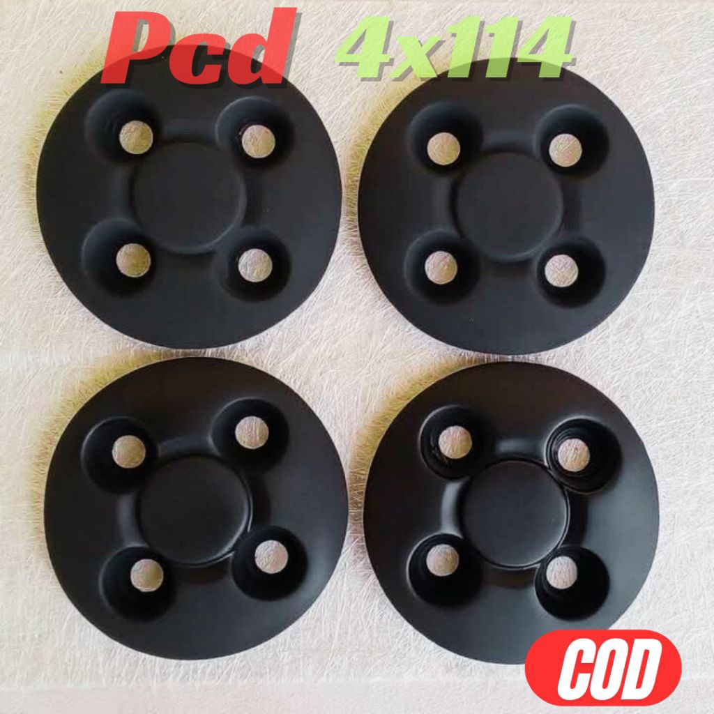 (1SET) Center Dop Velg Mobil PCD 4x114 bisa untuk Ring13, Ring14 Ring15, Ring16, Ring17, Avanza Xeni