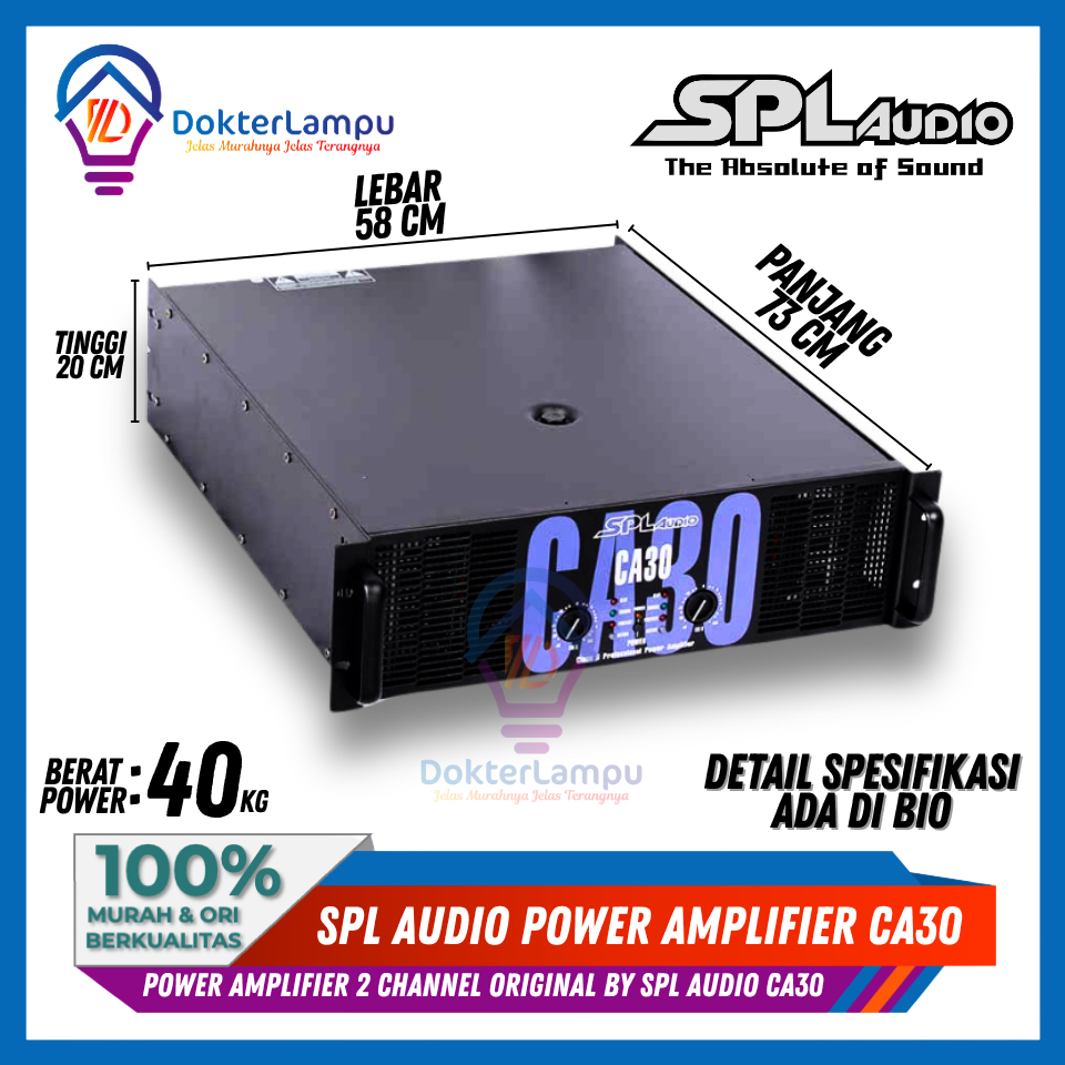 SPL Audio Power Amplifier CA Series CA 30