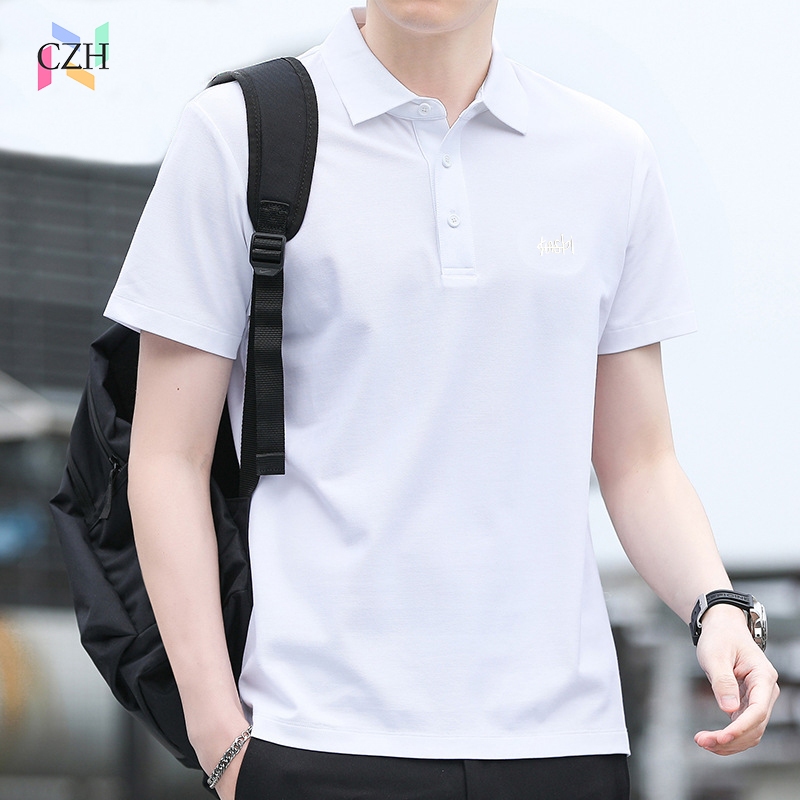 Atasan Pria Lengan Pendek Kemeja Polo Kemeja Polo Pria Kemeja Polo Bordir Premium