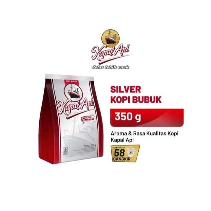 

Kapal Api Special Silver 350gr / Kopi Kapal Api Silver Kapal Api tanpa gula