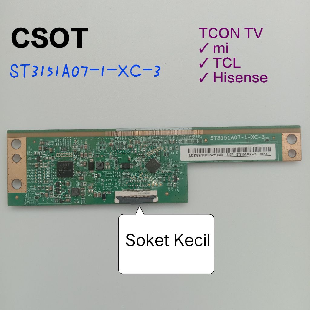 TCON TIKON CSOT ST3151A07-1-XC-3