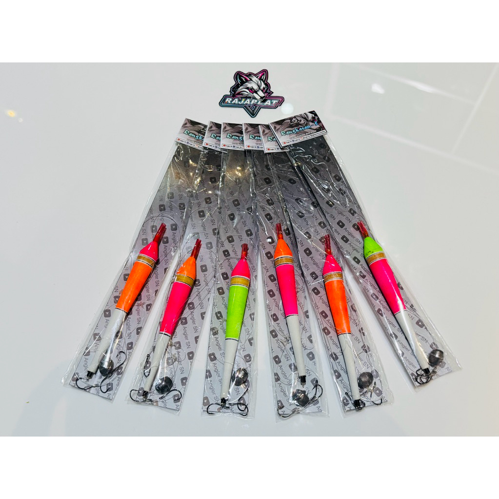 Rangkaian 3 mata kail untuk ikan patin, bandeng dll.