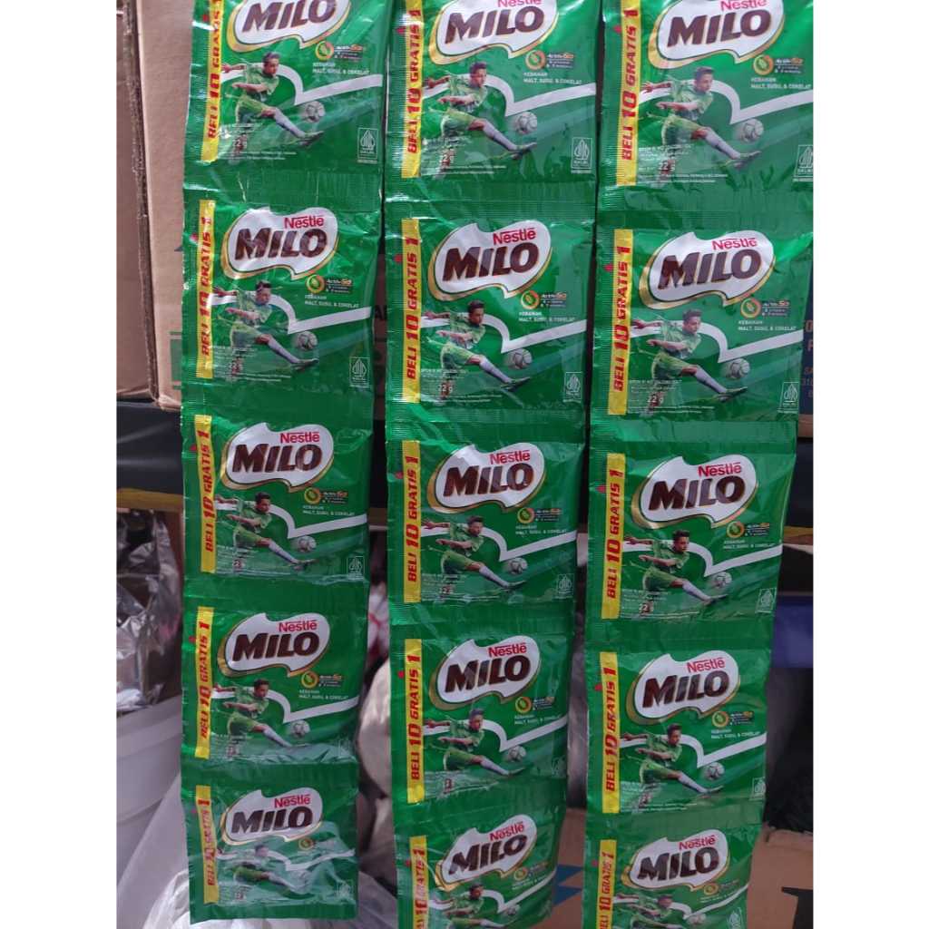 

Minuman Sachet MILO Activ-Go Rencengan Isi 10 x 22 gram