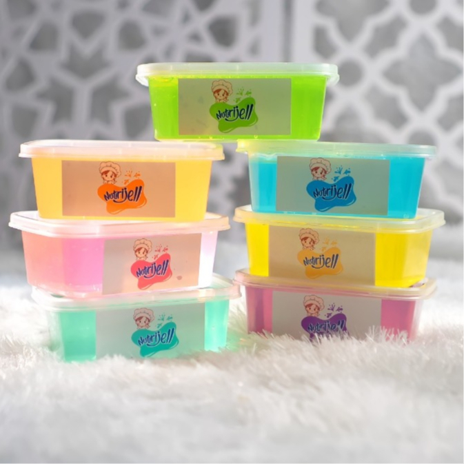 NUTRIIJELL JIGLY SLIME BY PLOP SLIME|| SLIME MURAH || SLIME PREMIUM || CLEAR SLIME || SLIME BAGUS