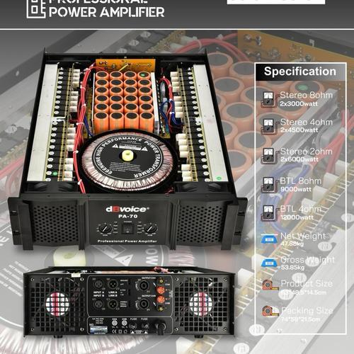 power dbvoice pa70 original 2 channel PA70 DB VOICE
