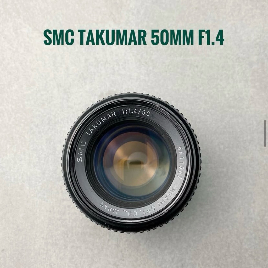 SMC Takumar 50mm f1.4 mount m42