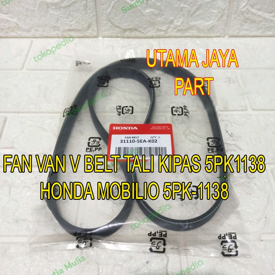 FAN VAN V BELT TALI KIPAS 5PK1138 HONDA MOBILIO 5PK-1138