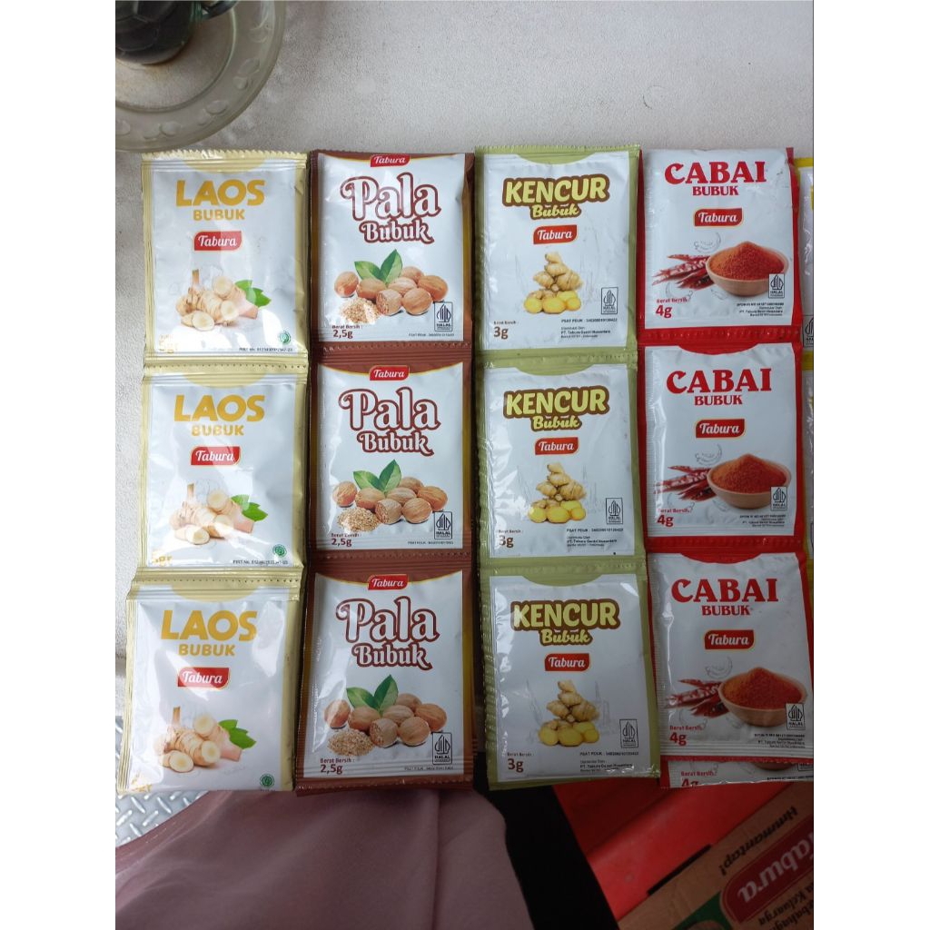 

[TABURA] bumbu bubuk ALL VARIAN Renceng isi 12pcs