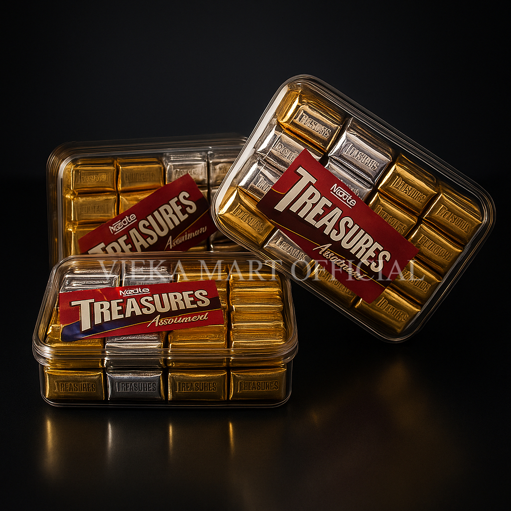 

Coklat Delfi Treasures Box Mix Cookies N'Cream Golden Almond