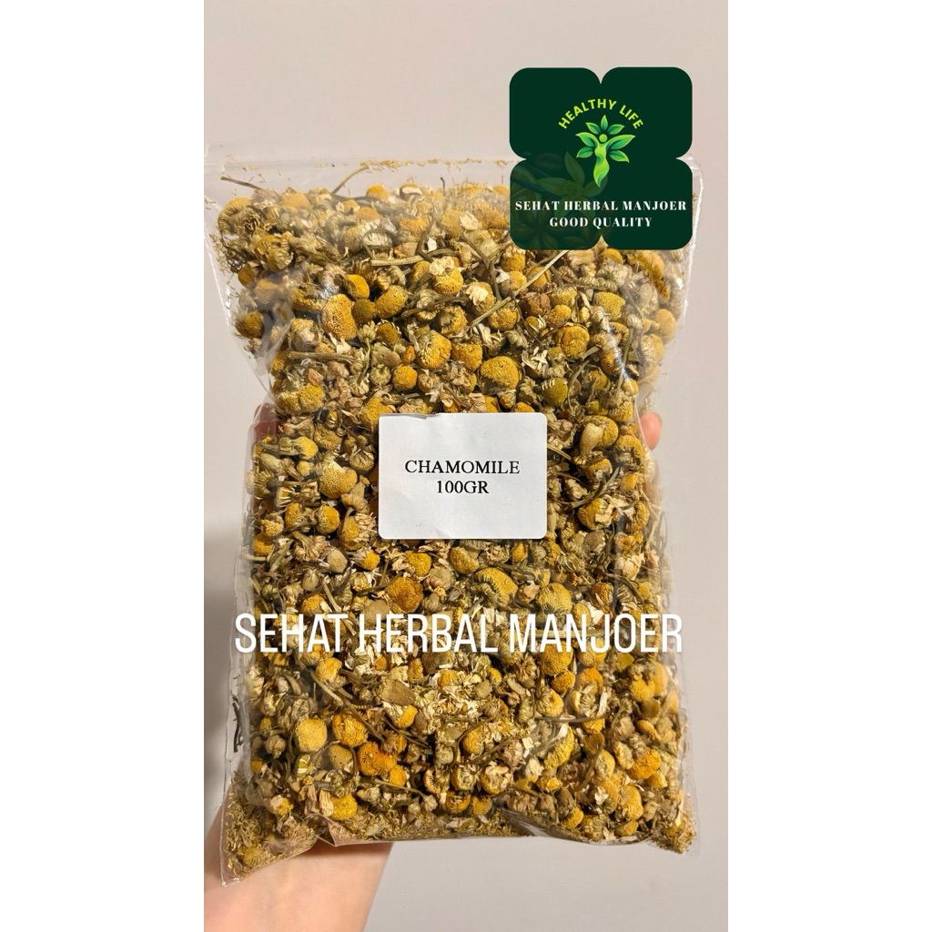 

Tea Bunga Chamomile / Dried Chamomile Flower Grade Bagus Asli Jerman 50gr Sangat Wangi