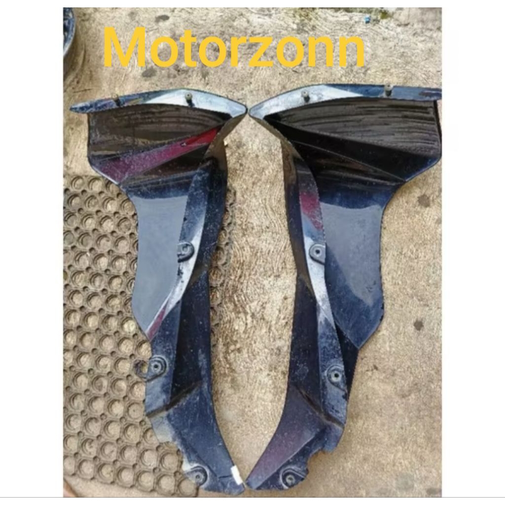 Cover Sayap luar dalam Yamaha Jupiter z lama Jupiter z new Burhan hitam Tanpa Striping Original Seco