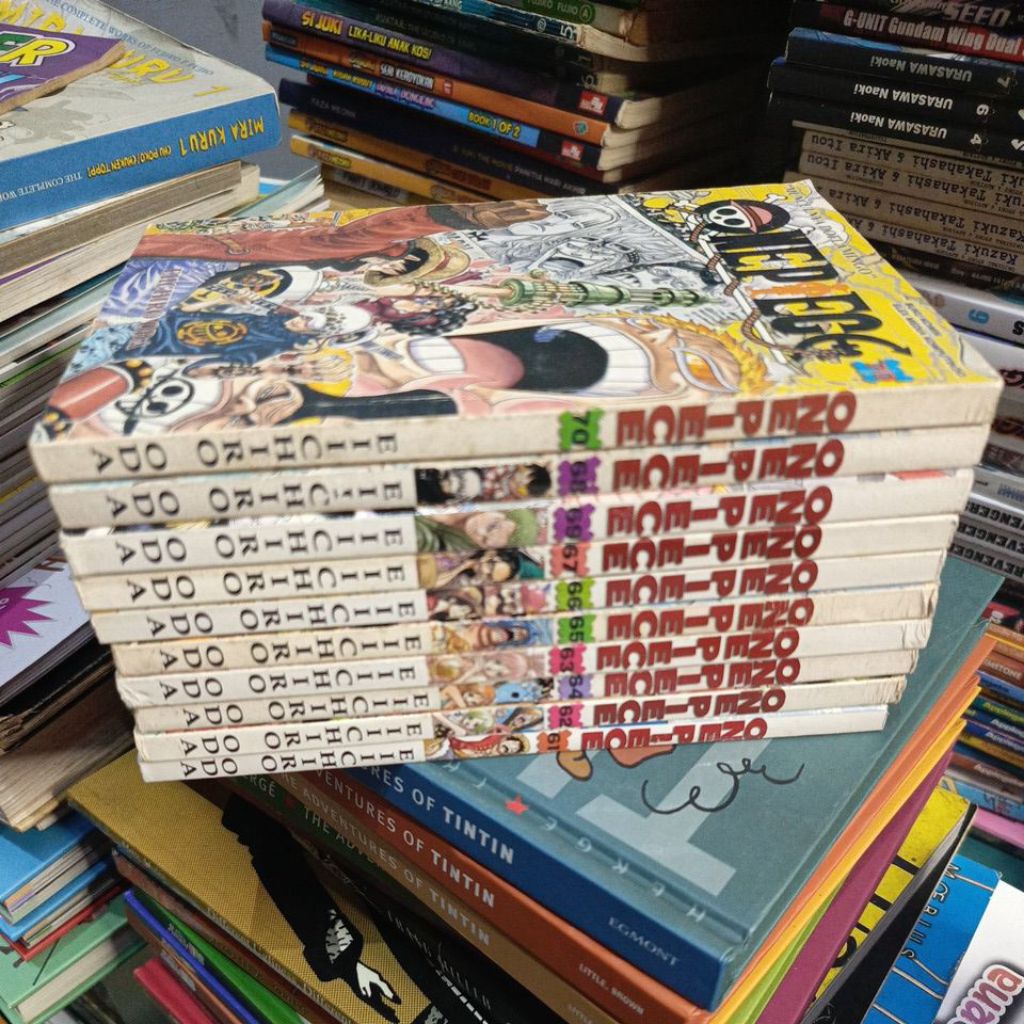 Komik One piece Full set Lengkap Original Preloved