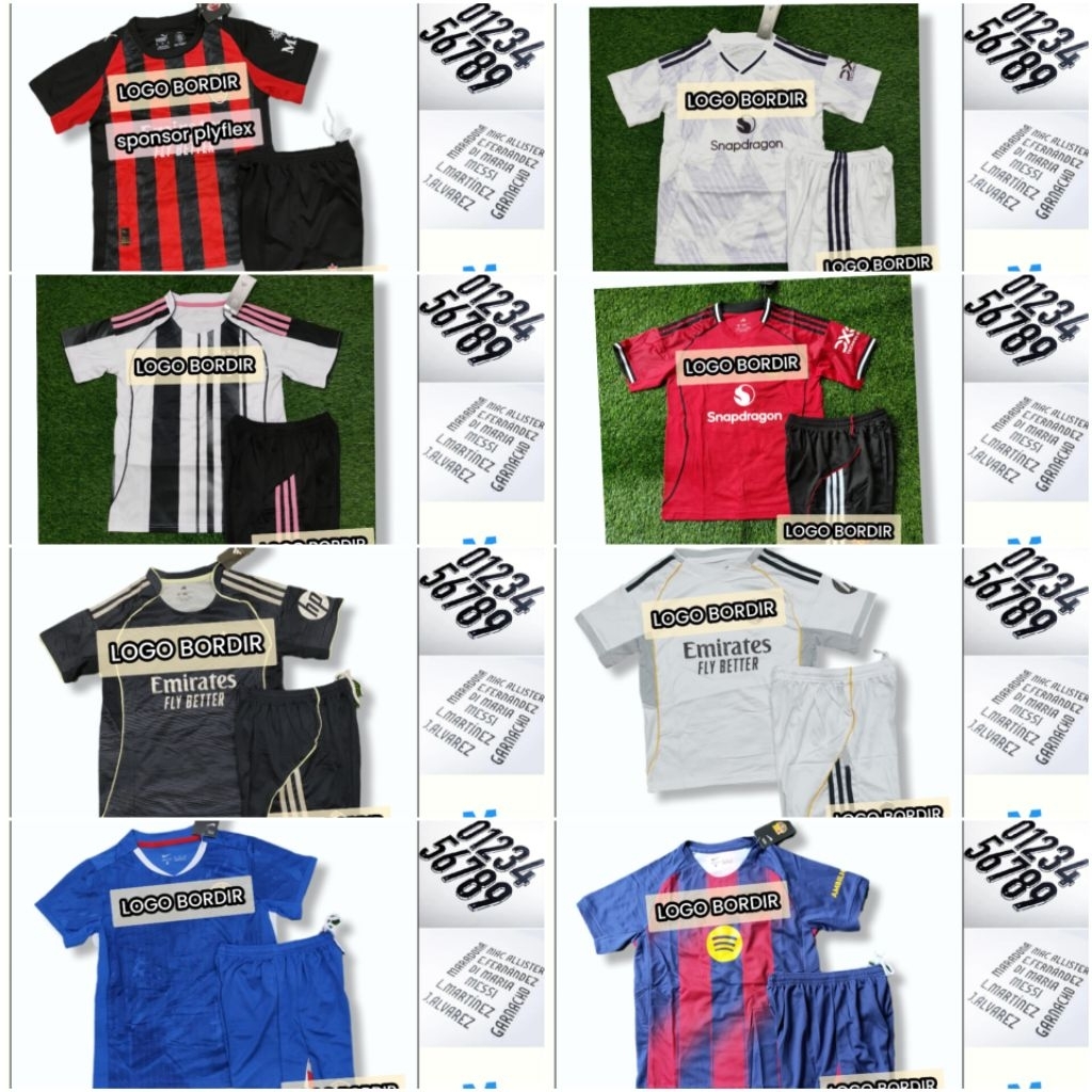 Kataloge Jersey Bola anak 2025 26 Baju Bola Anak Grade Ori