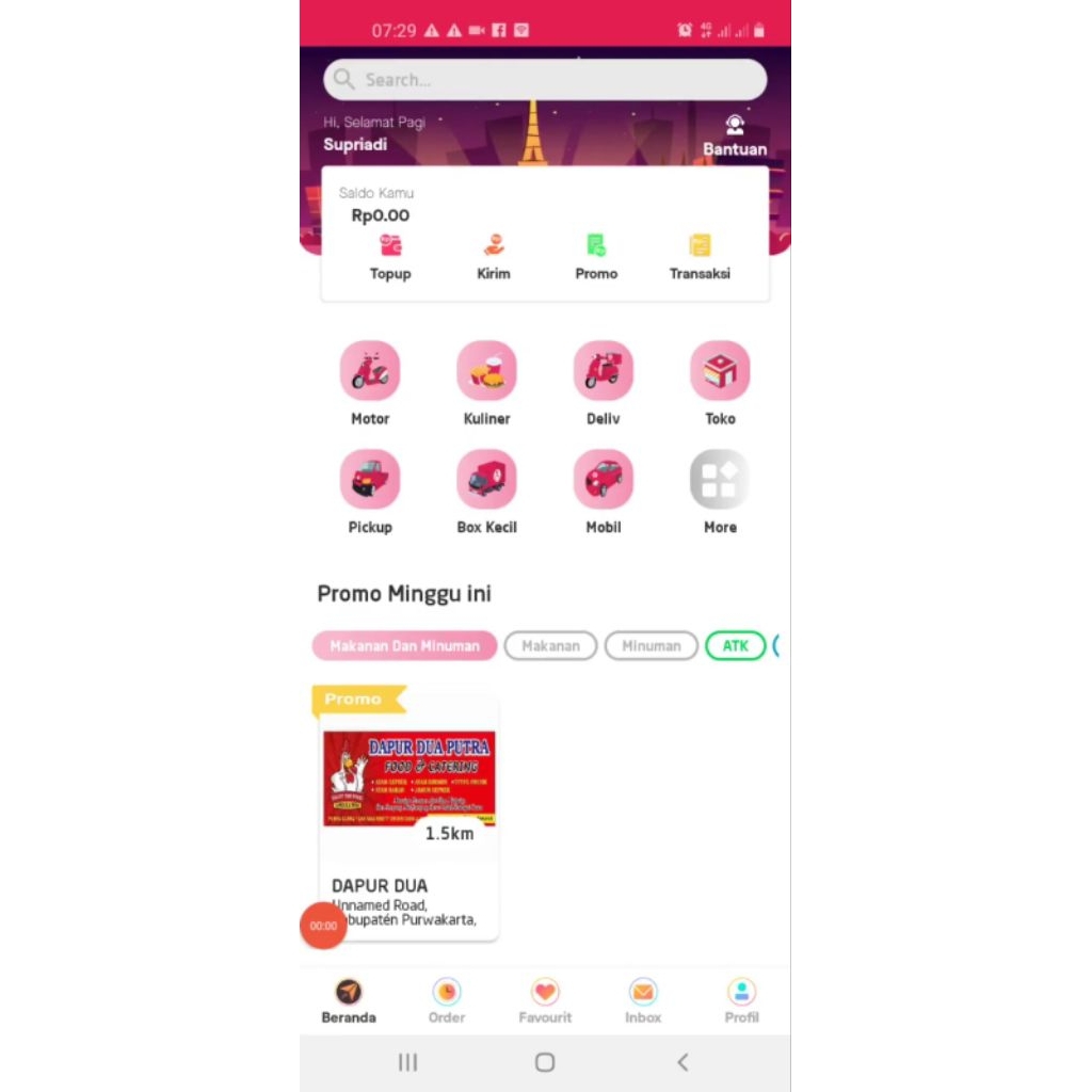 Source Code Aplikasi Ojek Online ( Full Source Code )