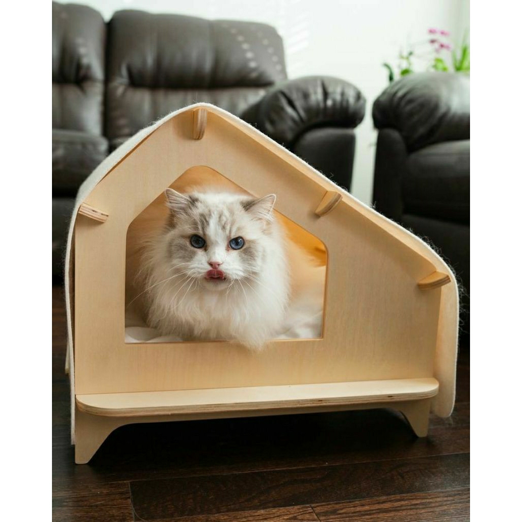 Rumah Kabin Mewah oleh Rumah Hewan Peliharaan Mewah untuk Kucing dan Anjing Kecil