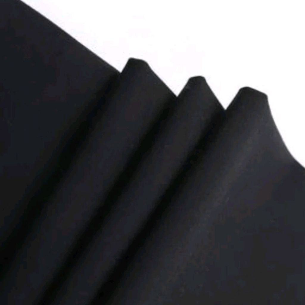 Kain Katun Hitam Meteran