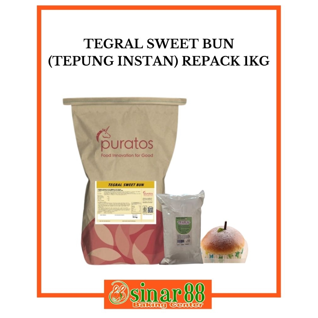 

TEGRAL SWEET BUN (TEPUNG INSTAN ) REPACK 1KG