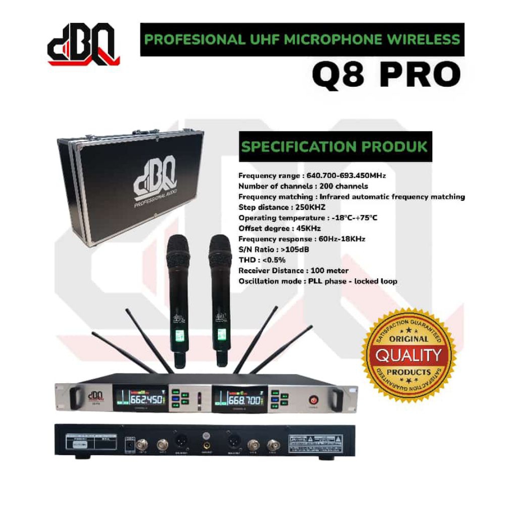 Microphone wireless DBQ Q8 Pro Original