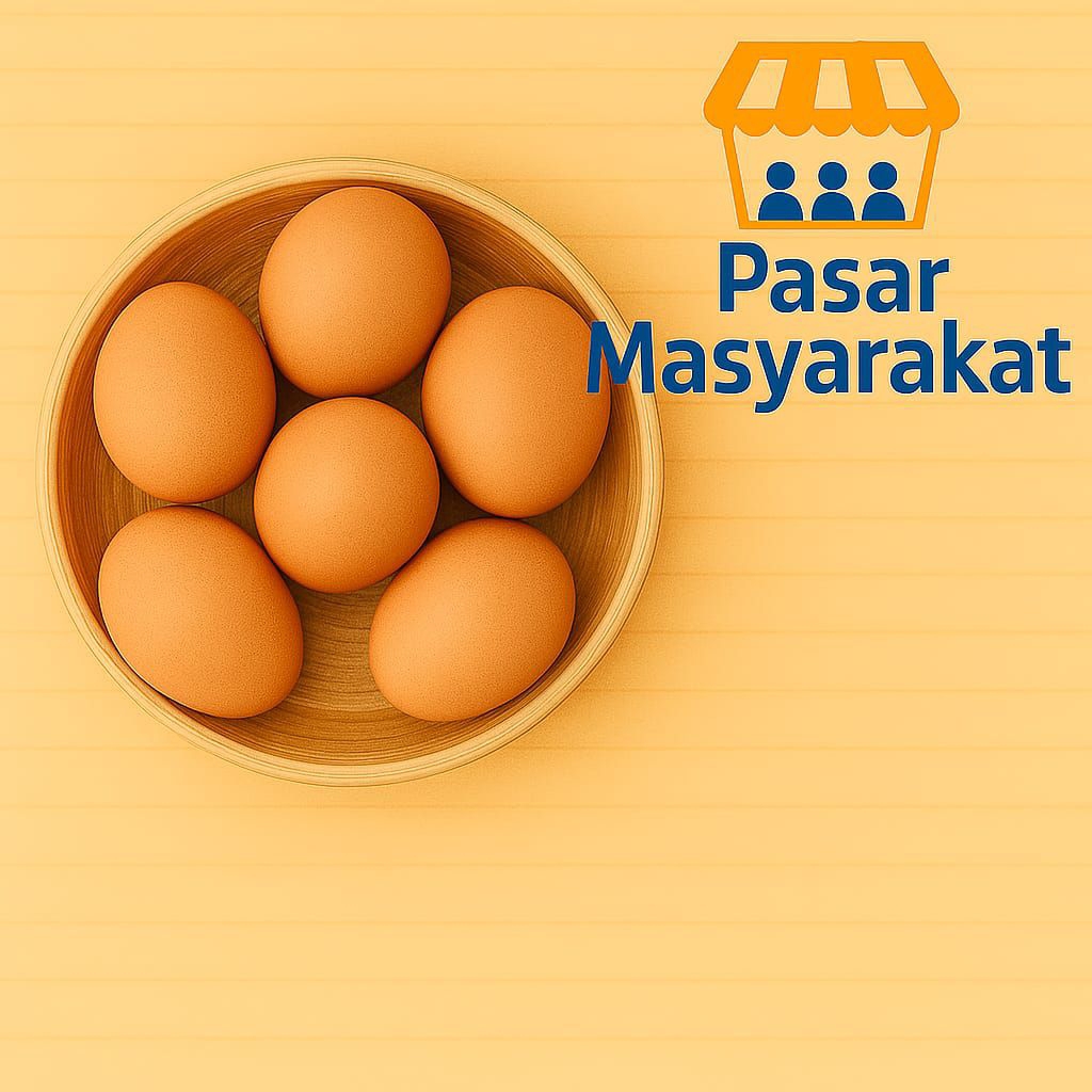 

Telur Ayam Ras Negri 1 Kg Pasar.Masyarakat