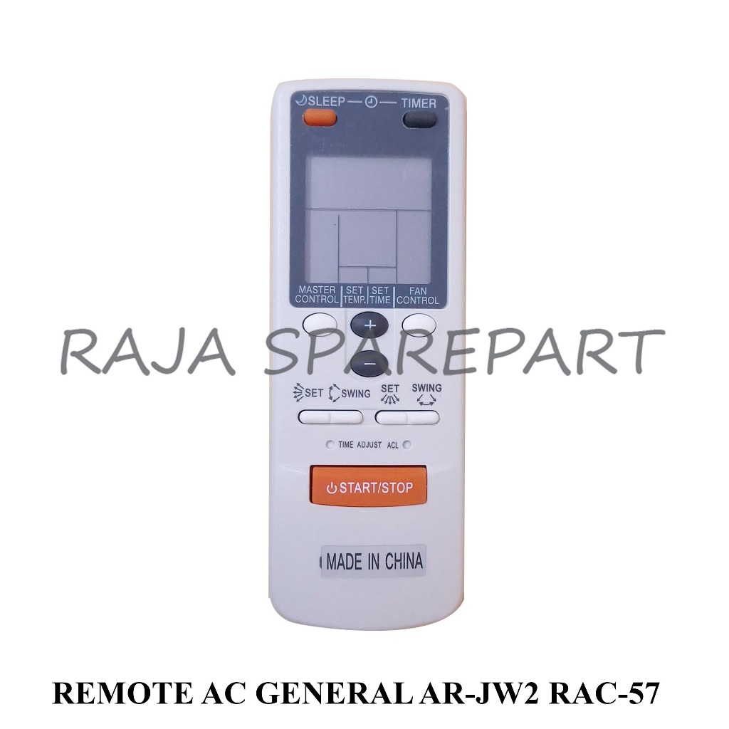RAC57 REMOT / REMOTE AC GENERAL AR-JW2 RAC-57 / REMOTE AC