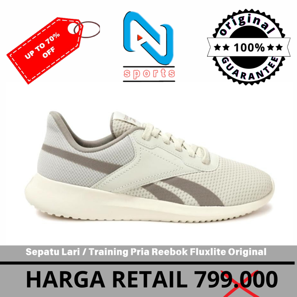Sepatu Lari / Training Pria Reebok Fluxlite  100074497 Original  100% BNIB