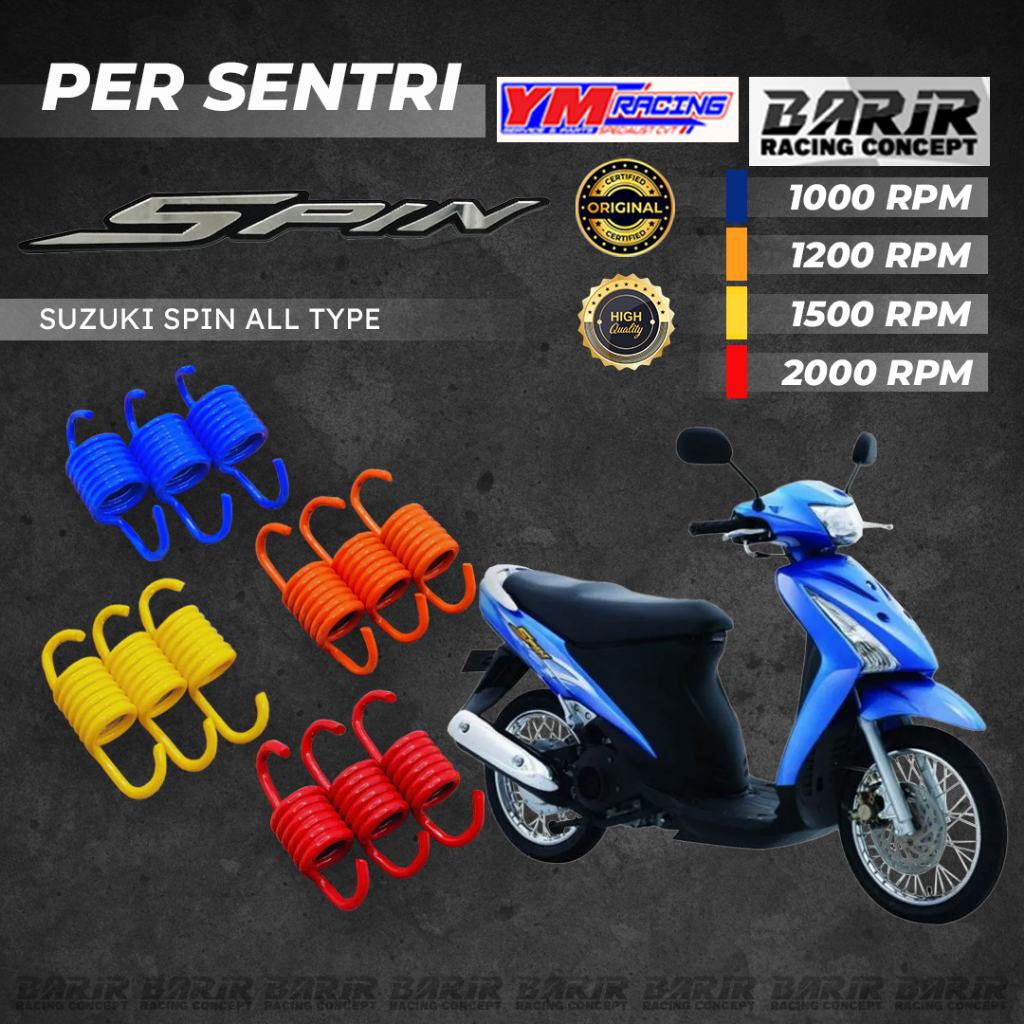 Per Sentri SUZUKI SPIN YM RACING Per Kampas Ganda /Centri (1000 RPM | 1200 RPM | 1500 RPM | 2000 RPM