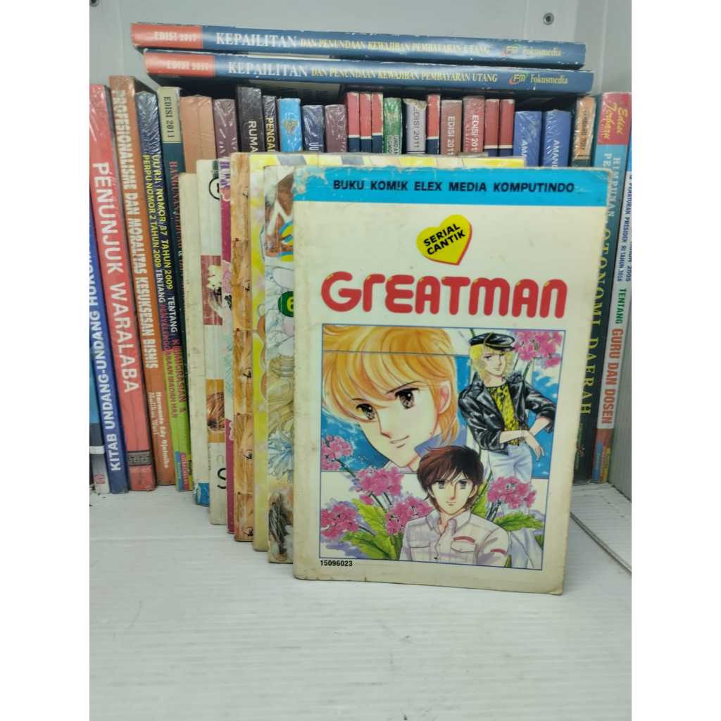 KOMIK CAMPUR (CABUTAN) ELEX MEDIA KOMPUTINDO: ISYARAT MIEKO 7, GREATMAN, ULTRA CUTE 9