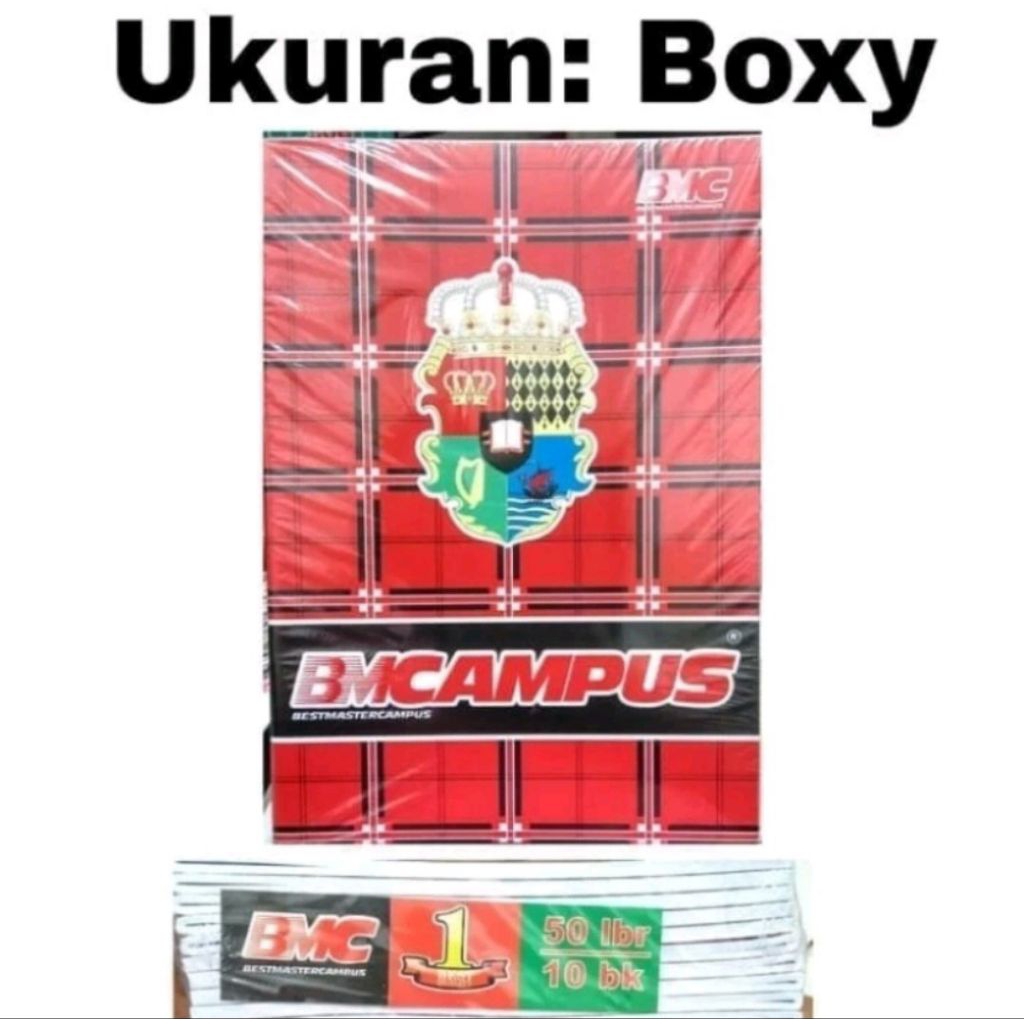 

BMCampus 50Lembar/Buku Tulis Sekolah Boxi(Besar)