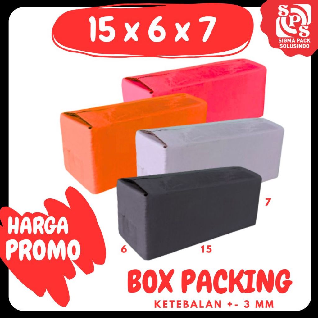 

Box 15x6x7 Kardus A1 Packing Karton Dus Kotak Kemasan Obat Mainan Botol Souvenir Jamu Zigma Pack