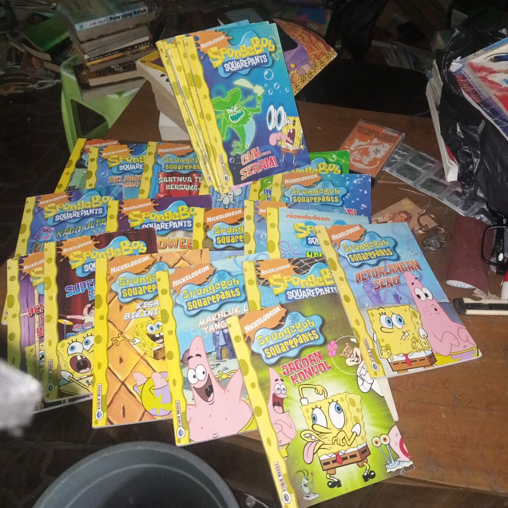 Spongebob, komik warna, Nickelodeon, vision @