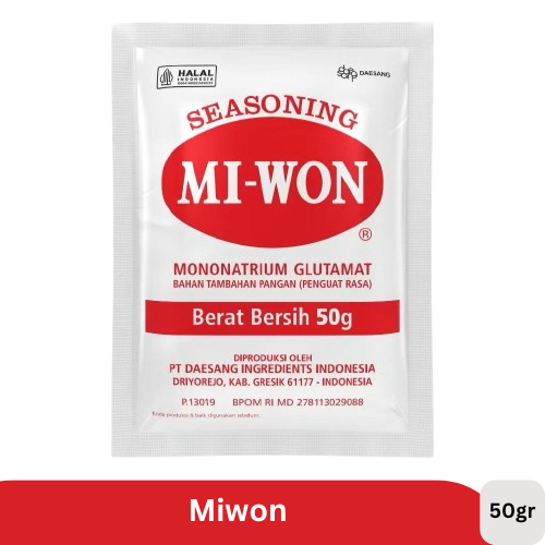 

Miwon MSG (M) 50 gr 1 Pack (20 Pcs)