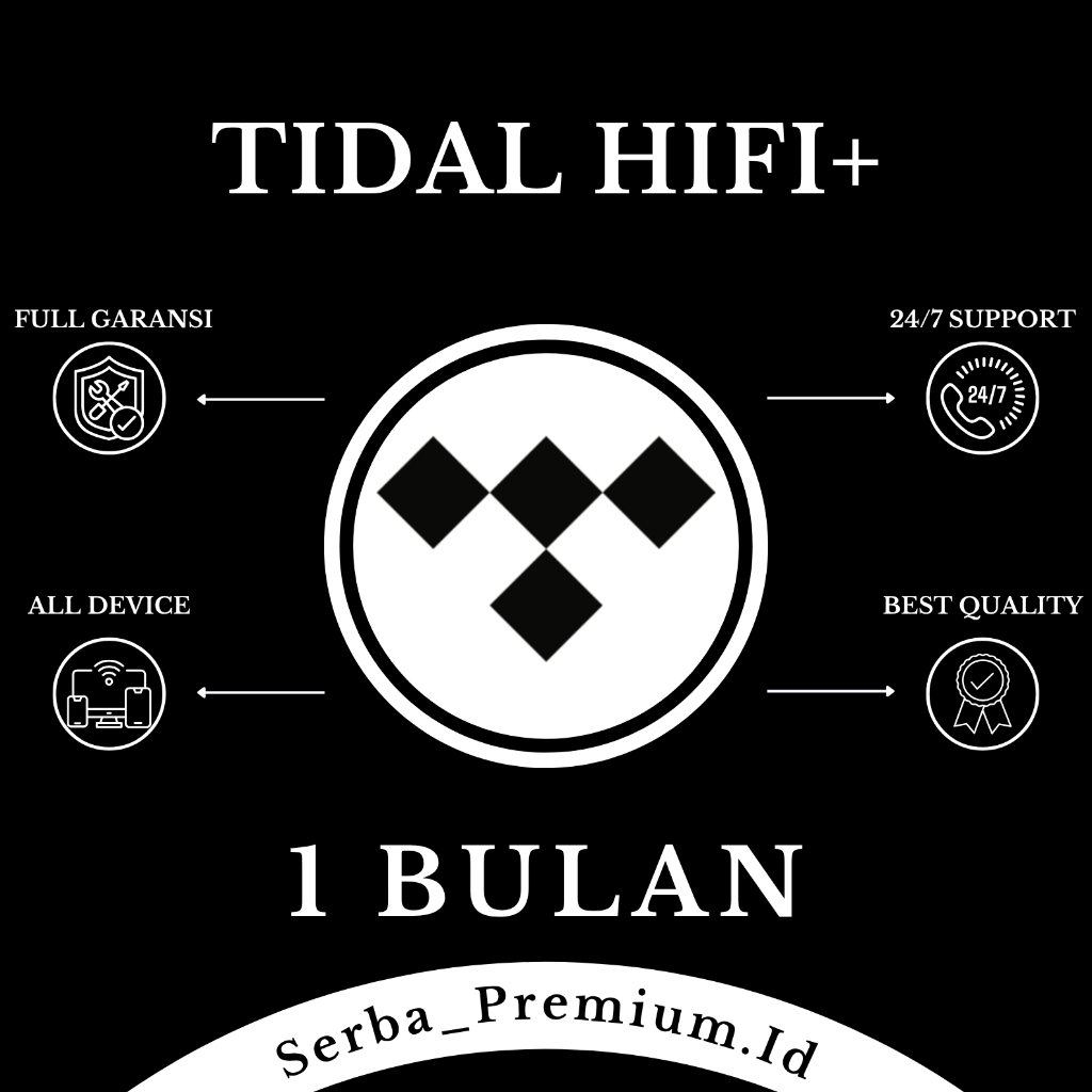 TIDAL HIFI+ PREMIUM [SEBULAN]