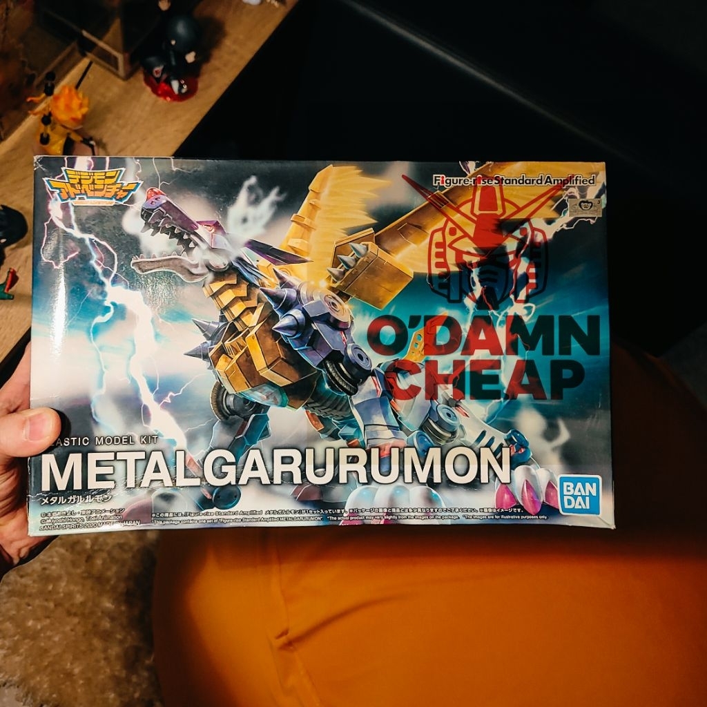 bandai figure rise metal garurumon amplified
